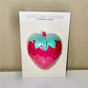 Target Bullseye Strawberry Shaped Computer Mouse